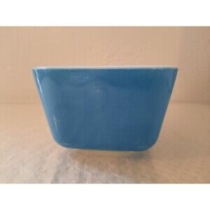 Vintage Primary Blue Pyrex Refrigerator Dish, 1950s Farmhouse Dish, Replacement